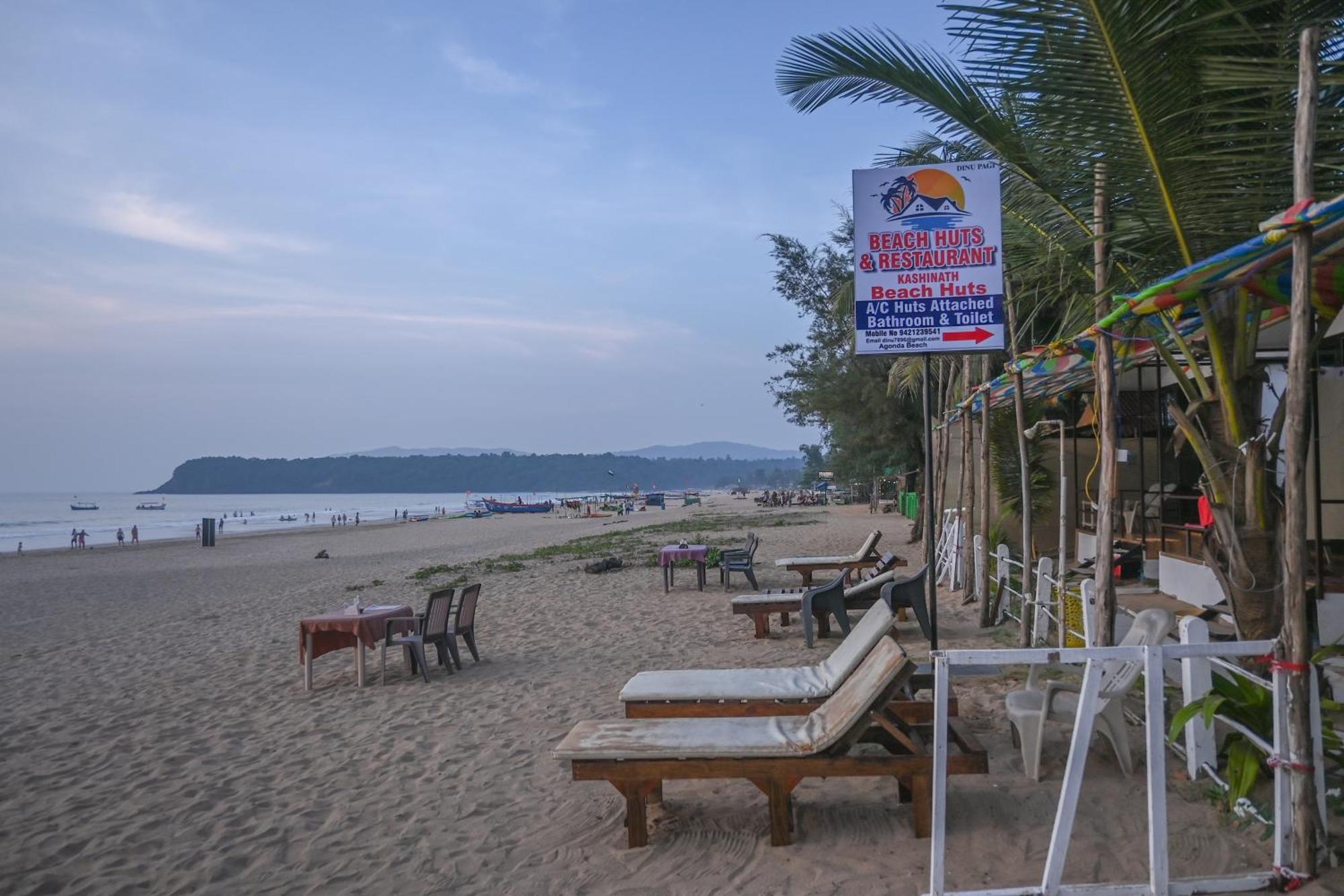 Kashinath Beach Huts Agonda Eksteriør billede